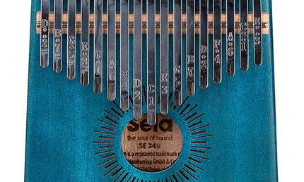 kalimba 'Mahogany 17' blue