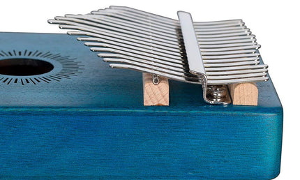 kalimba 'Mahogany 17' blue