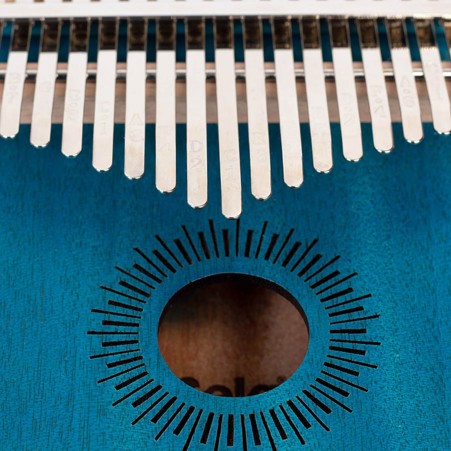 Sela - SEL249 - Kalimba Mahogany 17" Blue
