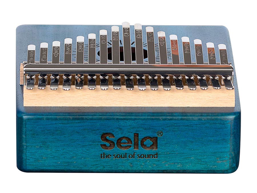 Sela - SEL249 - Kalimba Mahogany 17" Blue