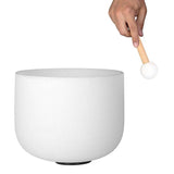 Sela - SECF8B - Quartz Crystal Singing Bowl 8" 440hz B