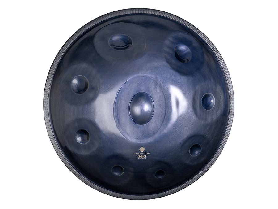 steel handpan D Kurd 440 hz, with padded bag