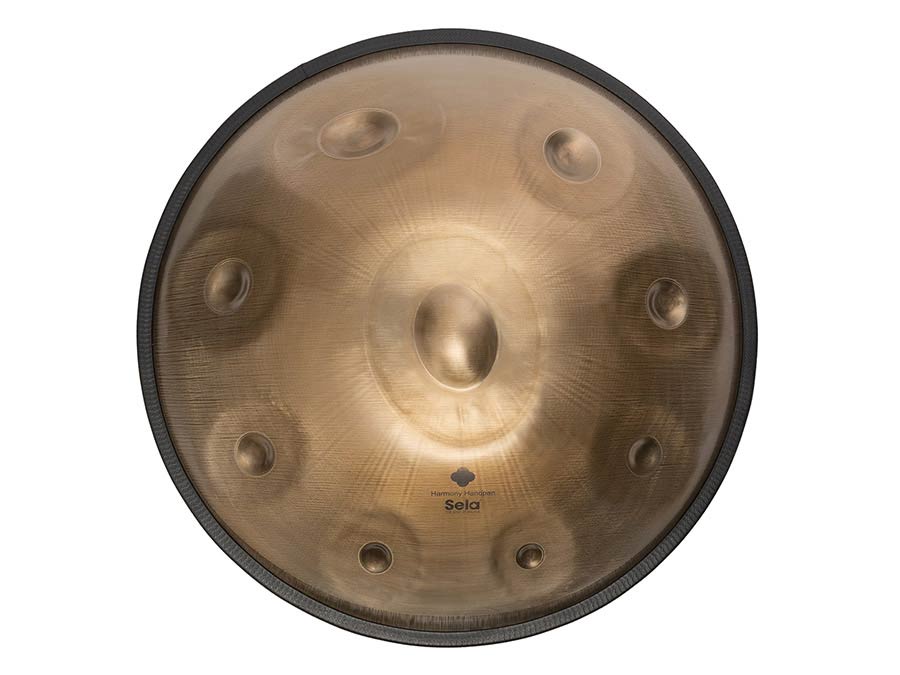 stainless steel handpan D Amara (440 hz, with padded bag