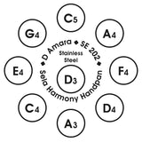 Sela - SEL202 - Stainless Steel Handpan D Amara (440 Hz