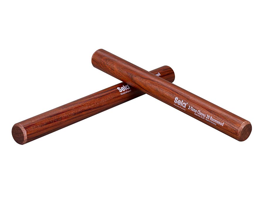 2-tone claves 20mm, rosewood