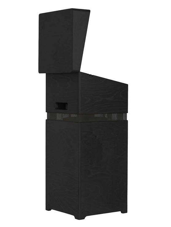 acoustic instruments amplifier ALL AROUND 8 with 6.5" speaker, 50W, bluetooth, black lacquered wood