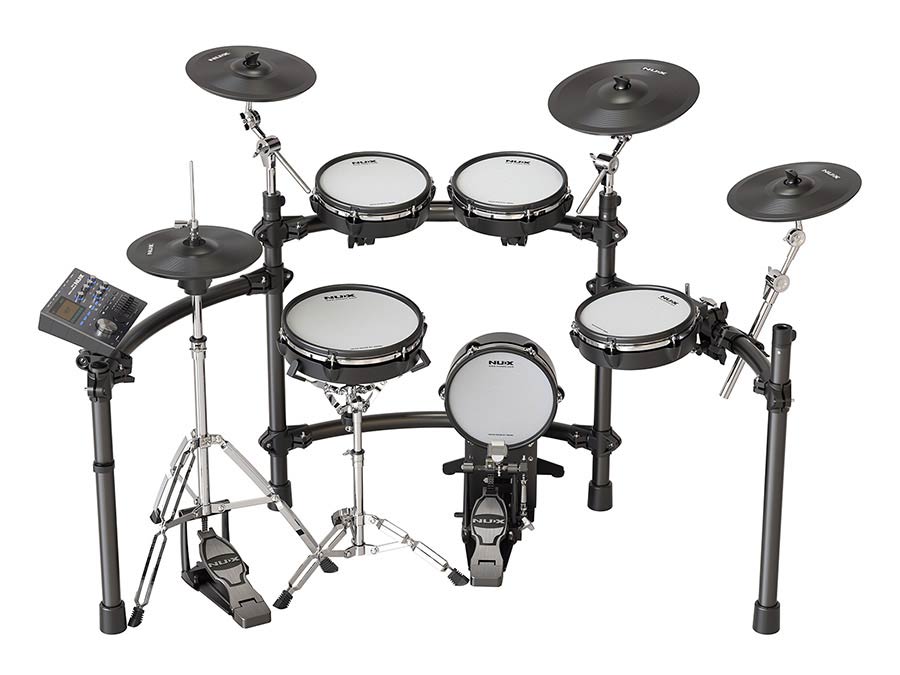 all mesh head (REMO) digital drum kit, 12S-10-10-10-12HH-2x12C-14R, multi-track USB audio recording