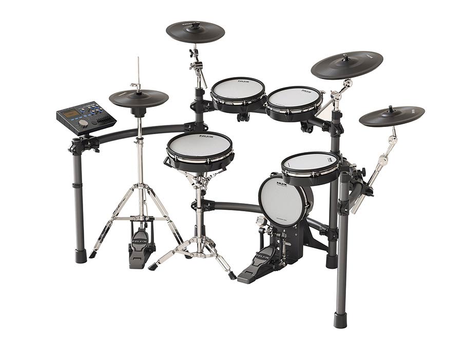 all mesh head (REMO) digital drum kit, 12S-10-10-10-12HH-2x12C-14R, multi-track USB audio recording