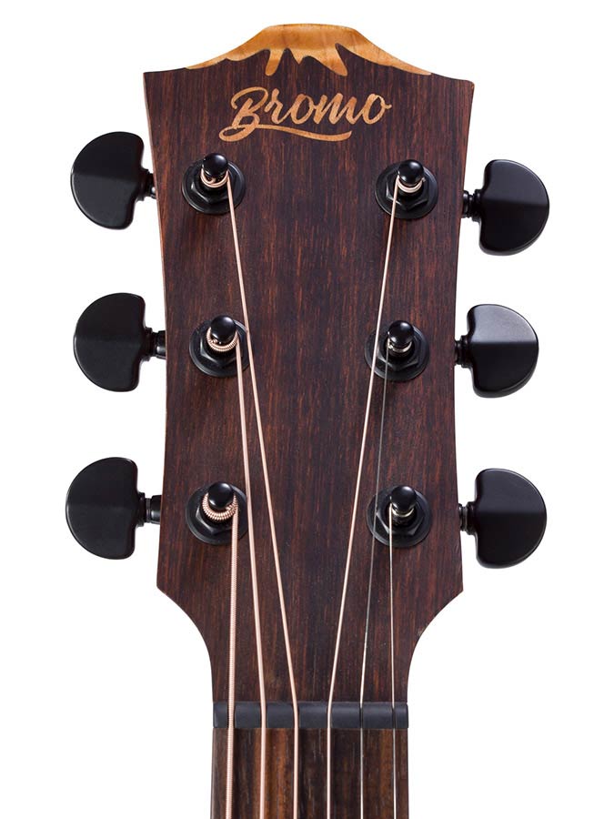 Hillside auditorium guitar with solid spruce top, mahogany b&s, cutaway+EQ, amara ebony fb, natural