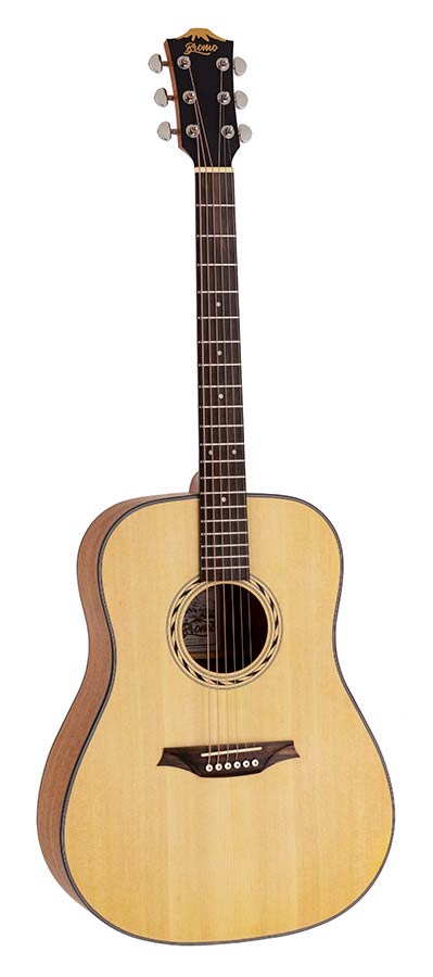 Bromo BAB1 Blanc Series Dreadnought Akoestische Gitaar - Satijn