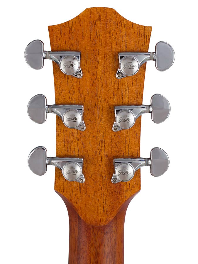 dreadnought guitar, spruce top, mahogany back & sides, amara ebony fb, natural
