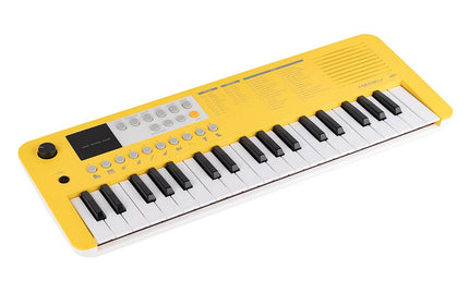 keyboard, 37 mini-size keys, with USB-C cable for charging, 1 x 2 watt - yellow