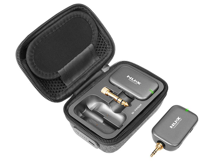 in-ear monitor system, in rechargeable storage case (no headphones included), 5,8 GHz