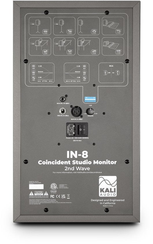 Kali Audio IN-8 V2 studio monitor in Ltd Ed. Grey afbeelding 3