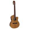 stage guitar solid Canadian cedar top + sapele, glossy finish - cutaway and Fishman Clasica II