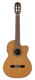 classic guitar, solid cedar top,rosewood b&s, glossy finish - cutaway and Fishman Clásica II