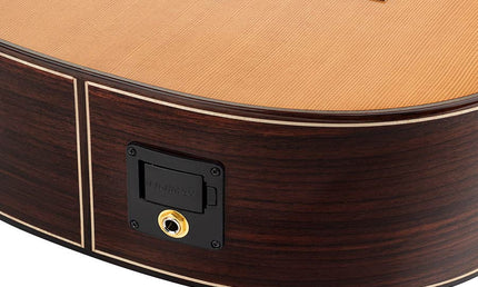 classic guitar, solid cedar top,rosewood b&s, glossy finish - cutaway and Fishman Clásica II