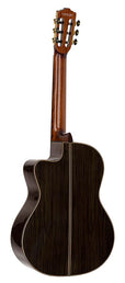 classic guitar, solid spruce top, rosewood b&s, glossy finish - cutaway and Fishman Clásica II