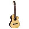 classic guitar, solid spruce top, rosewood b&s, glossy finish - cutaway and Fishman Clásica II