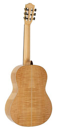 classic guitar, solid spruce top, flamed maple b&s, glossy finish