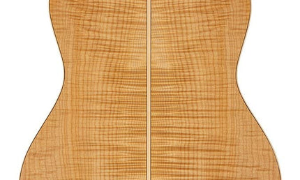 classic guitar, solid spruce top, flamed maple b&s, glossy finish