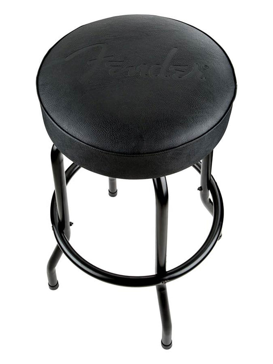Fender - 9192022002 - embossed black logo barstool – Barstool, Black/Black,