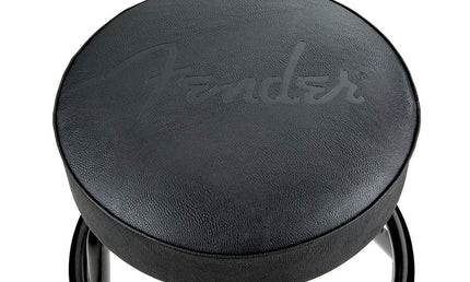 Fender - 9192022002 - Embossed Black Logo Barstool, Black/Black, 30"