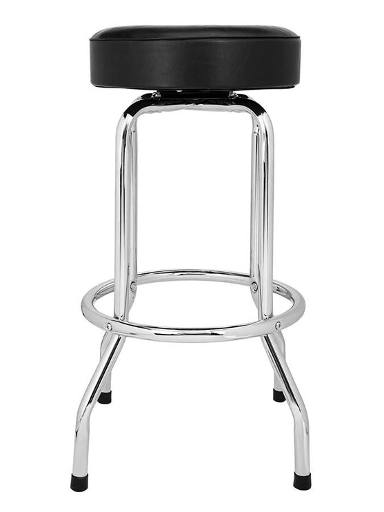 Fender - 9192022006 - Custom Shop Chevron Logo Barstool, Black/Chrome, 30"