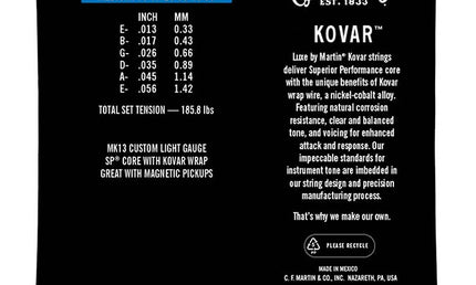 string set Kovar acoustic 013-017-026-035-045-056