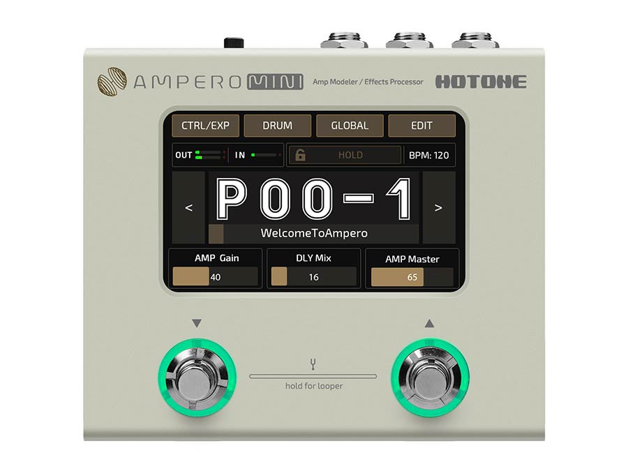 amp modeler and effects processor AMPERO MINI, with PSU, vanilla