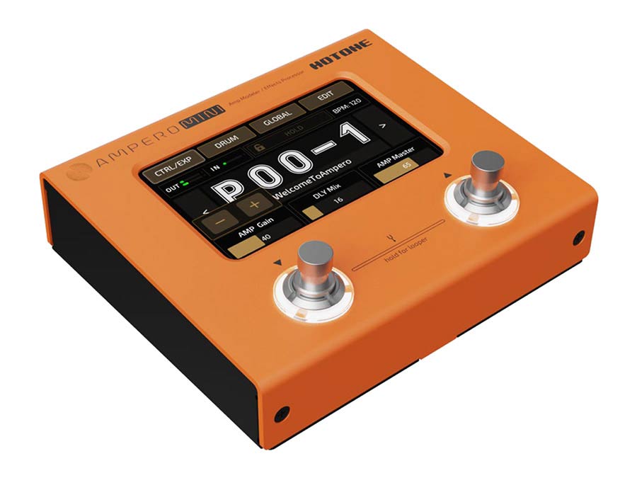HoTone - MP-50OR - Amp Modeler and Effects Processor AMPERO MINI – Orange