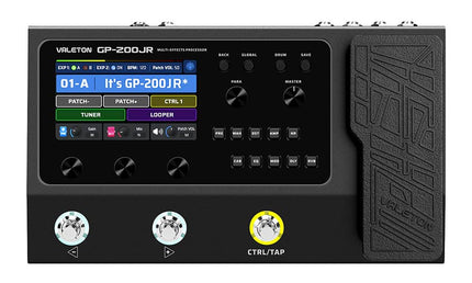 multi-effects processor with IR + amp/cab simulation + effects + looper + audio interface, PSU