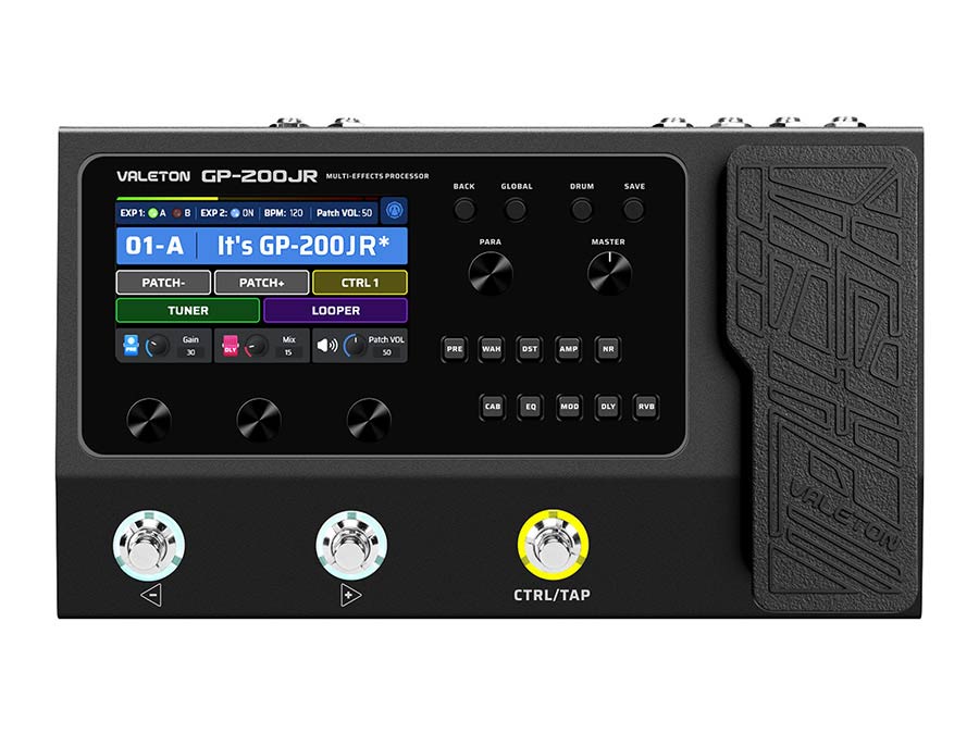 Valeton - GP-200JR - multi-effects processor with IR + amp/cab simulation + effects + looper + audio interface