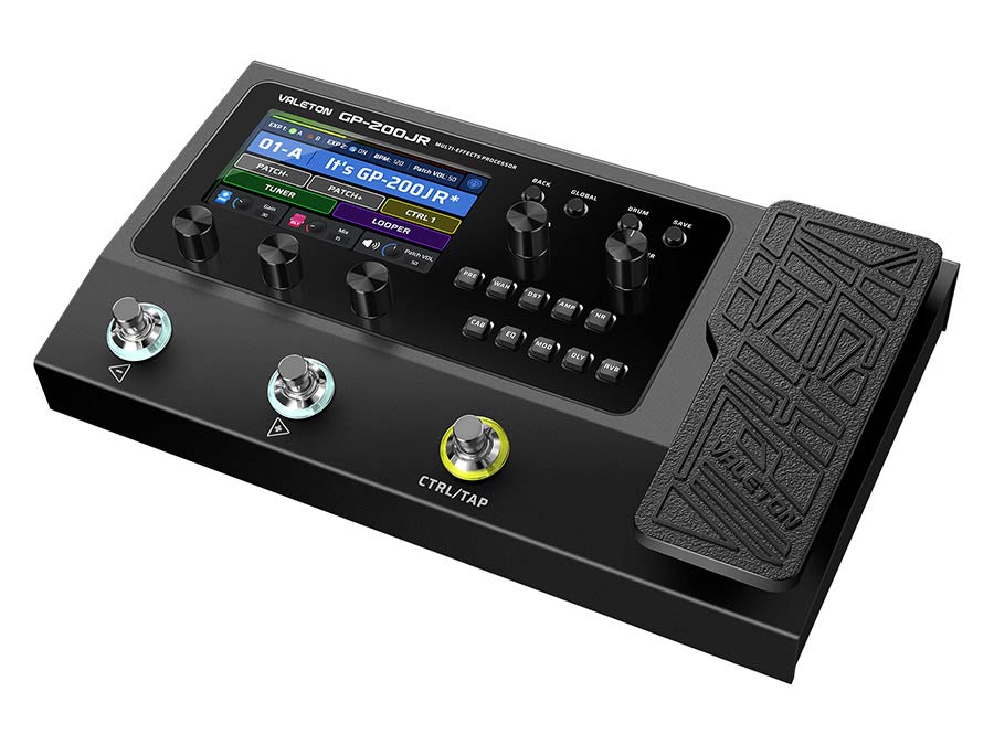 multi-effects processor with IR + amp/cab simulation + effects + looper + audio interface, PSU