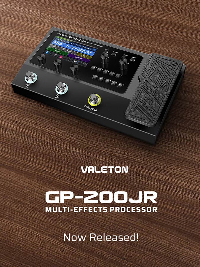 Valeton - Gp-200jr - Multi-Effects Processor with Ir + Amp/cab Simulation + Effects + Looper + Audio Interface