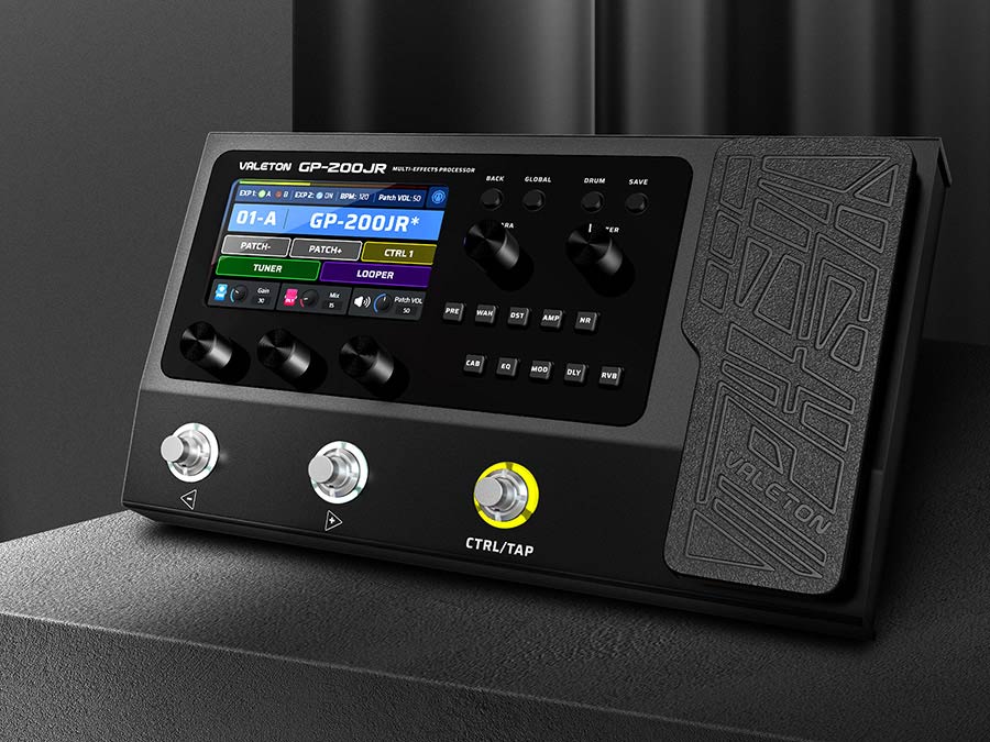 Valeton - Gp-200jr - Multi-Effects Processor with Ir + Amp/cab Simulation + Effects + Looper + Audio Interface