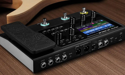 multi-effects processor with IR + amp/cab simulation + effects + looper + audio interface, PSU