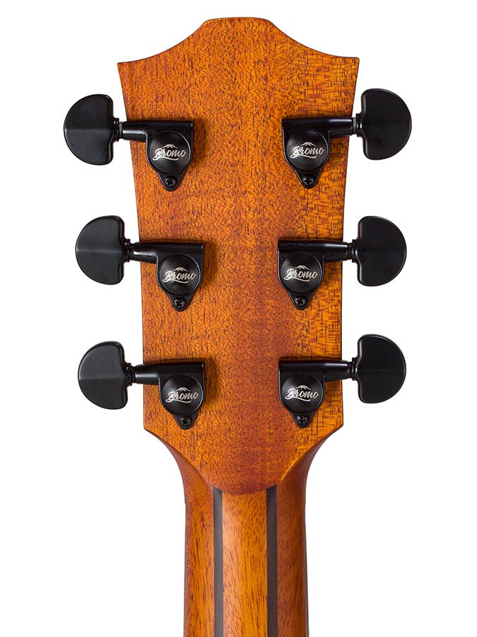 concert guitar all solid tonewoods, amara eb back & sides & fb, Fishman, natural, heavy duty bag