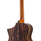 concert guitar all solid tonewoods, amara eb back & sides & fb, Fishman, natural, heavy duty bag