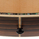 concert guitar all solid tonewoods, amara eb back & sides & fb, Fishman, natural, heavy duty bag