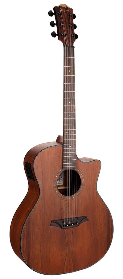 Bromo BAT2MCE Tahoma Series Grand Auditorium Elektro-akoestische Gitaar - Satijn