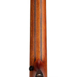 auditorium guitar with solid mahogany top, mahogany b&s, cutaway with EQ, amara ebony fb, natural
