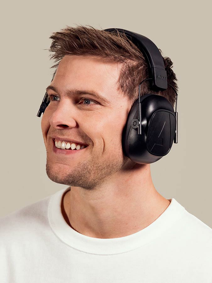 Alpine Hearing Protection - ALP-DEF - Defender Earmuff –  Black