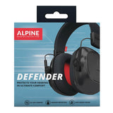 Alpine Hearing Protection - ALP-DEF - Defender Earmuff –  Black