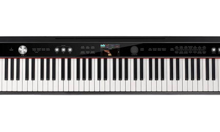 digital stage piano, 88 keys graded hammer action, black