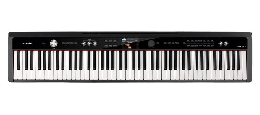 digital stage piano, 88 keys graded hammer action, black