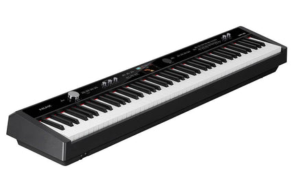 digital stage piano, 88 keys graded hammer action, black