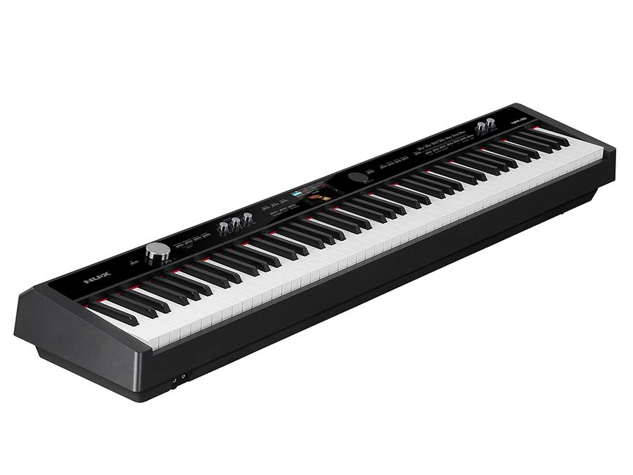 digital stage piano, 88 keys graded hammer action, black