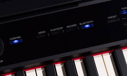 digital stage piano, 88 keys graded hammer action, black