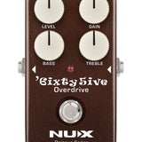 NUX - 65O-10 - analog effect pedal true bypass 6IXTY 5IVE OVERDRIVE